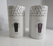 BruMate His Hers 32oz Toddy XL Tumbler Mugs Matte Black  Glitter Merlot Lot