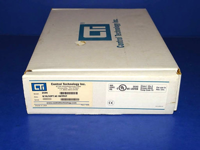 NEW IN ORIGINAL BOX 2599 8/16/32PT AC Output Module CTI Control Technology Inc.
