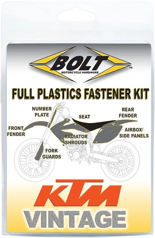 Kit de sujetador de trabajo de cuerpo completo perno MC hardware KTM-9802102 2401-1263 500314 Foto 2 de 4