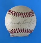 SANDY KOUFAX & DON DRYSDALE LA Dodger HALL OF FAMERS DUAL SIGNED BASEBALL