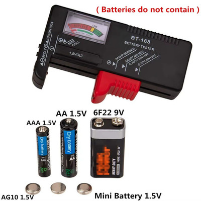 Handheld Universal Analog Batterie Tester Werkzeug 1,5V AA AAA C D 9V Knopfzelle U
