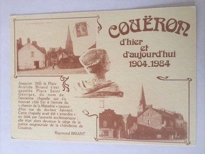 Coueron D Hier Et D aujourd Hui 1904-1984 Vintage Postcard