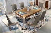 Esstisch 6 X StüHle Esszimmer Set Essgruppe Moderne Stuhle Tisch Tische 7Tlg.