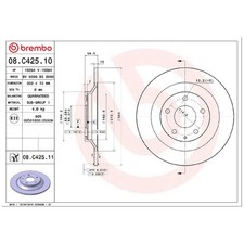 2x Bremsscheibe hinten für Mazda CX-30 DM CX-5 KE KF MX-30 DR | 26241107