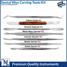 Stainless Steel Dental Carvers – Complete Wax Carving Instrument Kit