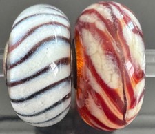 (Set di 2) Trollbeads Pelliccia Animali Perline di Vetro