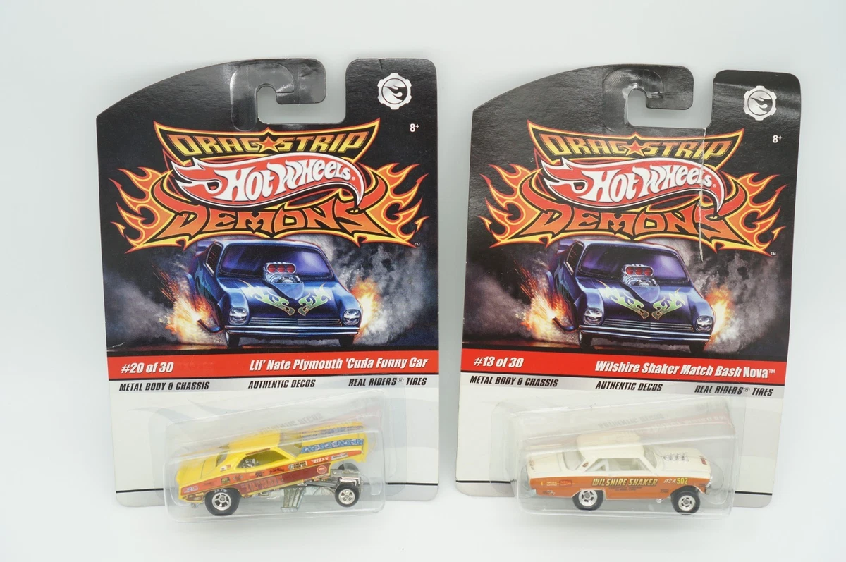 Hot Wheels Drag Strip Demons Cars Contemporary Manufacture Diecast