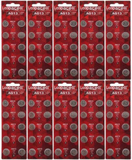 100 Pack LR44 AG13 357 L1154 A76 Button-Cell Batteries