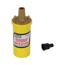 8145ACC ACCEL Ignition Coil - SuperStock - Breakerless Electronic Coil - Yellow