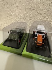 Vintage Miniature Tractor Die Cast Collectible Farm Vehicles X 2