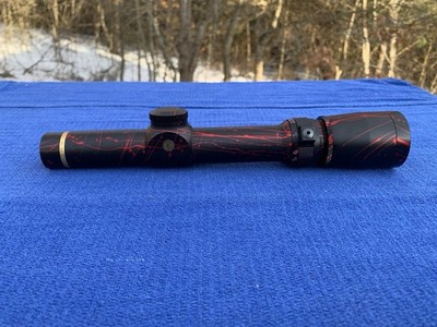 Leupold VX-III 1.5-5x20mm Custom Shop *Red Splatter* Rifle Scope -SPR -Minty!!