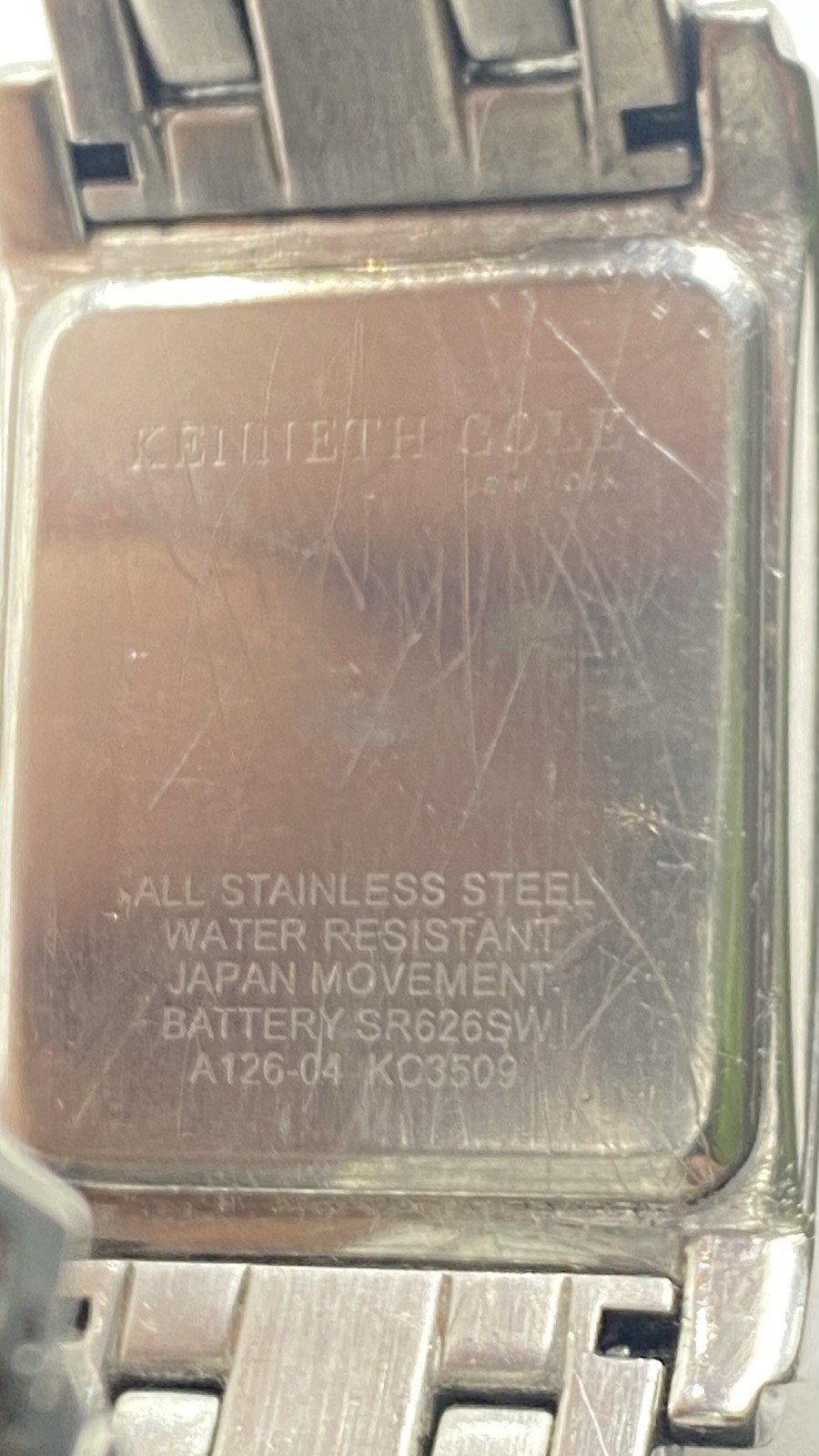 Kenneth Cole KC3509 Rectangular Silver White Dial… - image 17