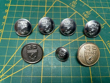 Lot de 7 Anciens Boutons Préfecture de Police de Paris - Gardiens de la Paix GP