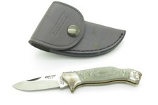 Vtg 1980s Condor 83 Seizo Imai Seki Japan 3.5" Folding Lockback Knife & Sheath