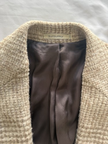 Suitsupply Alpaca Coat Beige Mens 36R - Picture 8 of 16