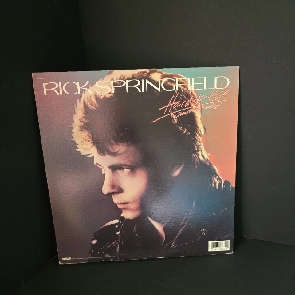 Rick Springfield 1984 - Hard To Hold Soundtrack - Vinyl LP ABL1-4935 RCA - Used - Image 2 of 2