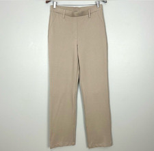 Quince Ultra-Stretch Ponte Straight Leg Pants Women’s Size M Pull On Morel Gray