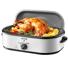 VEVOR Roaster Oven, 18QT Electric Roaster Oven, 150-450℉ Adjustable Temperature
