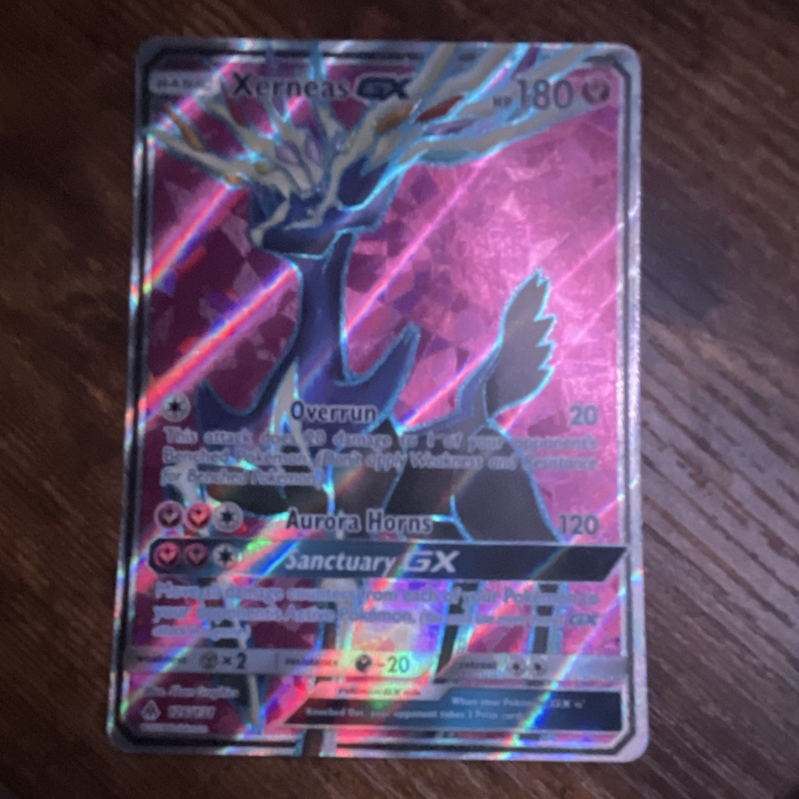 The Pokémon Company Xerneas GX Full Art Holo SM Forbidden Light 126/131