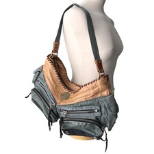 Borsa a tracolla DIESEL vintage medievale mezzaluna biker futurista avanguardia città