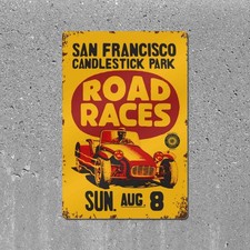 Lotus Seven Sports Car Racing Retro Tin Metal Signs Home Dcor 8x12