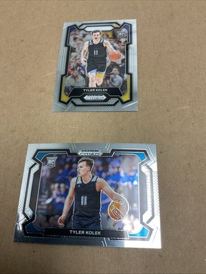 2024 Panini Prizm Draft Pick Knicks Rookie Tyler Kolek Common & Variation Card