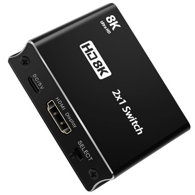 High Speed HDMI 8K 1080P 2 In 1 Out Switch Adapter Screen Converter 2:1 Splitter