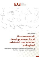 Financement Du DéVeloppement Local: Existe-T-Il Une Solution EndogèNe? Fabris Co