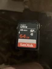 SanDisk Ultra 64GB SDXC SDHC 10-Class Flash Memory Card 48mb/S 320x UHS-I HD