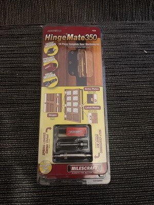 Milescraft HingeMate 350 Door Mortising Kit # 1220   16-Piece Set   NEW!
