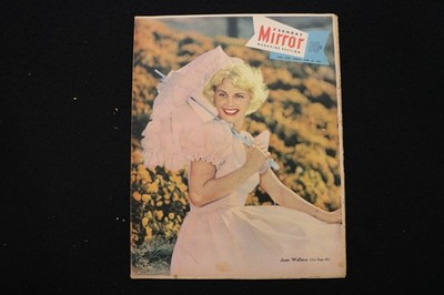 1950 JUNE 25 SUNDAY MIRROR MAGAZINE - JEAN WALLACE COVER - E 25541