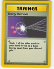 Energy Retrieval - 81/102 Base Set - Pokémon TCG - 1999