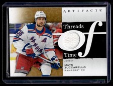 2021-22 Upper Deck Artifacts Threads of Time Mats Zuccarello #TT-MZ