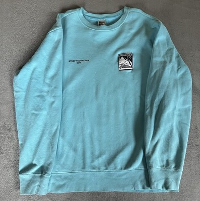 Supreme The North Face Steep Tech Crewneck Lht Blue XL