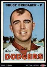 1967 Topps #276 Bruce Brubaker Dodgers 4 - VG/EX