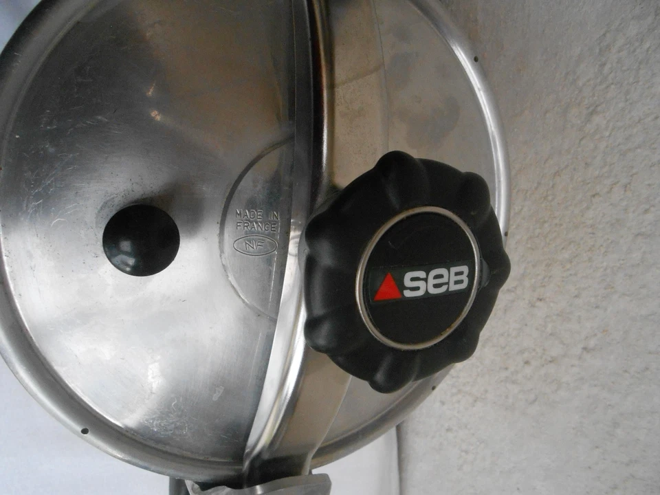 Cocotte Minute SEB Aluminium 8L 03/1998 Série Limitée L'Authentique Comme Neuve - Photo 3/4