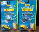 Vintage Hot Wheels Super California Custom 1990 Cool Duel & Tubular Turbo