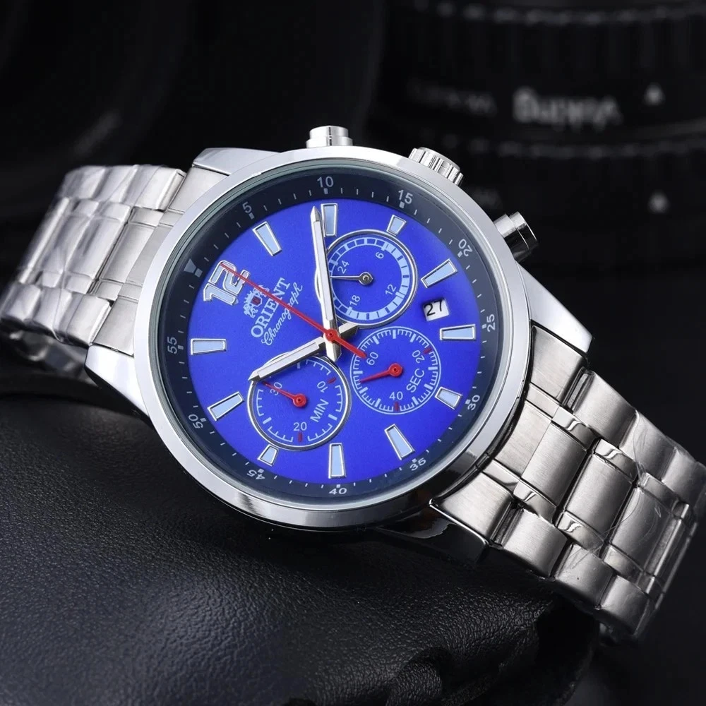 ORIENT Chronograph クォーツ 腕時計 Orient Wristwatches with Chronograph for sale - eBay