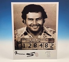 Pablo Escobar Mugshot Photo Signed Brother Ro...