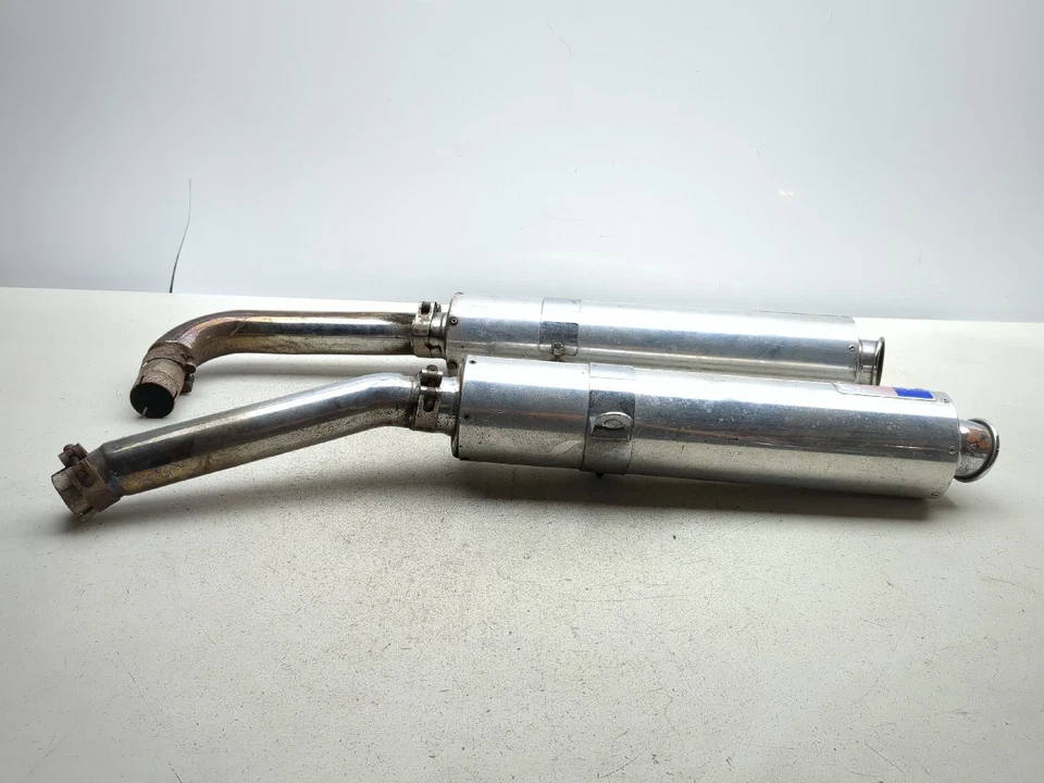 97-05 Honda Super Hawk VTR1000F D&D  Exhaust Muffler Silencer Cans - Image 2 of 4