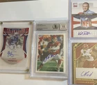 Lot of 9 RC Autos, 8 RC Jersey Cards, 1 RC Patch Auto + Joe Montana Auto Encased