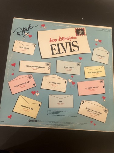 1971 Elvis Presley – Love Letters From Elvis Vinyl Record LP LSP/4530 - Picture 4 of 14
