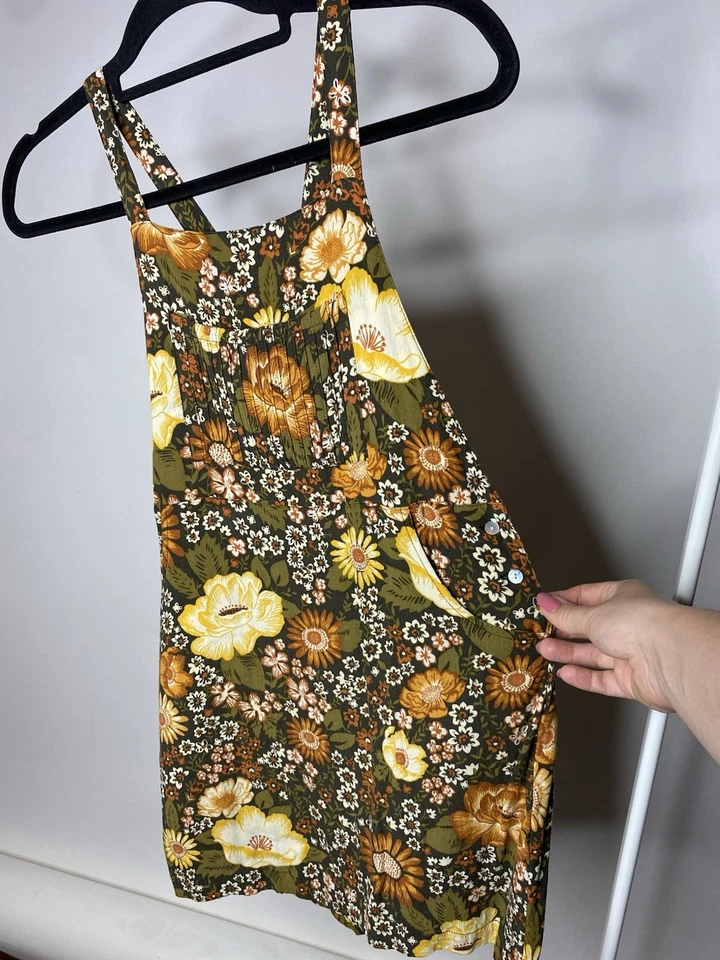 Mini Vestido Para Mujer Spell & the Gypsy Collective Mostaza Desierto Margarita Delantero XS Foto 2 de 4