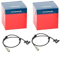 2X Bremi ABS-SENSOREN Hinten Passend FÜR CitroËN C4 Peugeot 307 Links+Rechts |