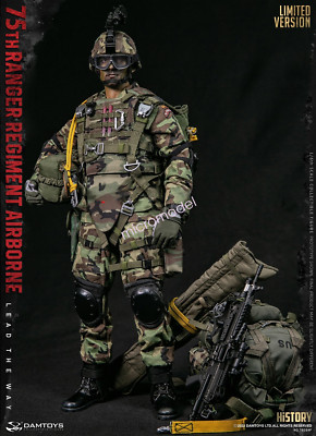 DAMTOYS 78094F 75th Ranger Regiment Airborne SAW Gunner 1/6 Figure ...