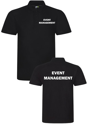 Event management POLO SHIRT WORKWEAR Wedding festivals Concert Event Organiser 
