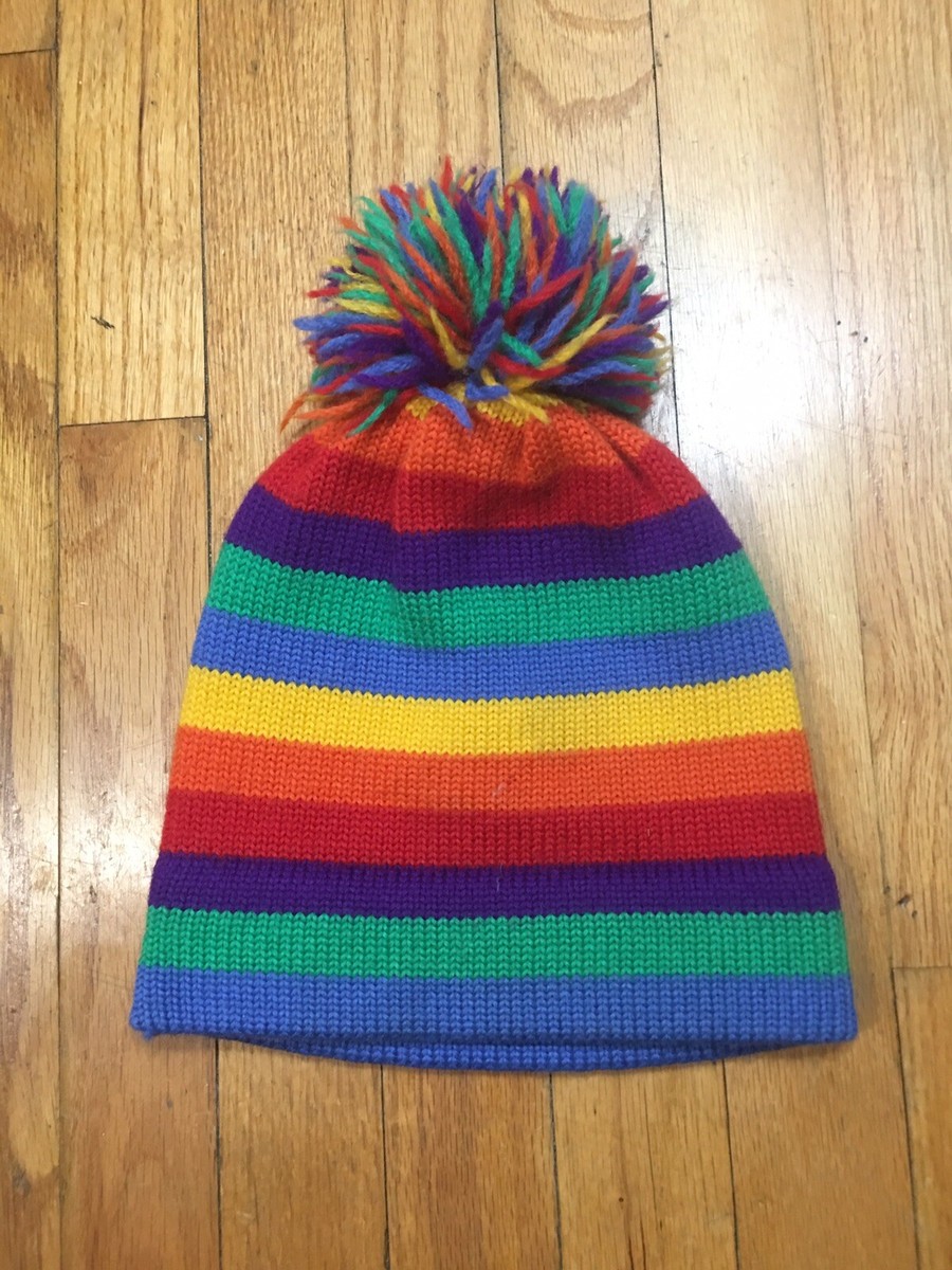 VINTAGE Meister Beanie Hat Pompom Cap One Size Knit Wool  display picture 1