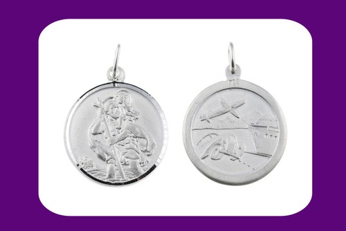 Pendentif Argent Massif 925 – Topaze Bleue Et Zirconium Blanc – 2,65g