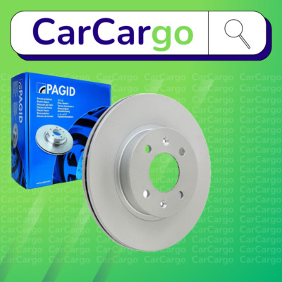 Pagid Vented Front Brake Discs Pair For Hyundai Getz 1.3 2002-2009 256 mm