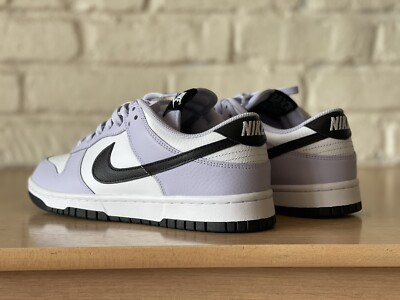 Nike Dunk Low Retro ID By You Lavender White Black Men 7.5 / Women